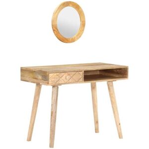 Dressing Table 100x50x76 cm Solid Mango Wood Vidaxl Dressing Table 100x50x76 cm Solid Mango Wood Vidaxl
