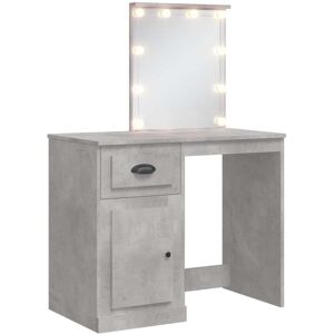 Vidaxl - Dressing Table with led Lights Concrete Grey 90x42x132.5 cm Vidaxl - Dressing Table with led Lights Concrete Grey 90x42x132.5 cm