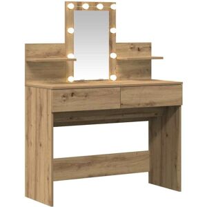 Vidaxl - Dressing Table Artisan oak 100 x 40 x 130 cm Engineered wood Vidaxl - Dressing Table Artisan oak 100 x 40 x 130 cm Engineered wood