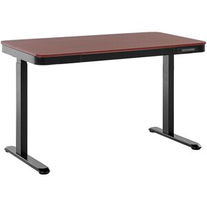 Beliani - Electric Adjustable Standing Desk Modern 120x 60 cm Dark Wood and Black Kenly Beliani - Electric Adjustable Standing Desk Modern 120x 60 cm Dark Wood and Black Kenly