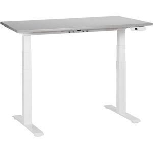Beliani Destines Electric Adjustable Modern Desk - 120x72cm, Gray Beliani Destines Electric Adjustable Modern Desk - 120x72cm, Gray
