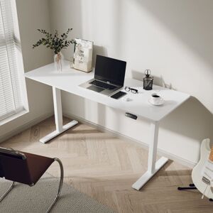 ELEGANT Standing Desk 160 x 60cm, Sit-Stand Convertible, Quick Height Adjustment 70-115cm, Memory Function, White ELEGANT Standing Desk 160 x 60cm, Sit-Stand Convertible, Quick Height Adjustment 70-115cm, Memory Function, White