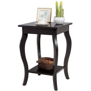 Costway - End Table Living Room Accent Table Open Storage Shelves Sofa Side Table Costway - End Table Living Room Accent Table Open Storage Shelves Sofa Side Table