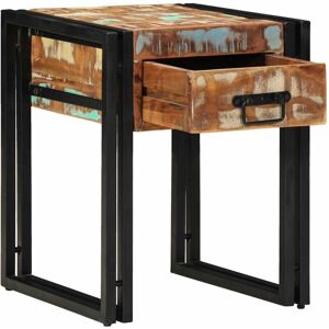 Vidaxl - End Table Multicolour 40 x 40 x 50 cm Solid reclaimed wood Vidaxl - End Table Multicolour 40 x 40 x 50 cm Solid reclaimed wood