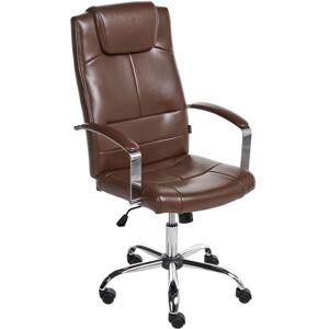 BELIANI Executive Chair WINNER Faux Leather Brown BELIANI Executive Chair WINNER Faux Leather Brown