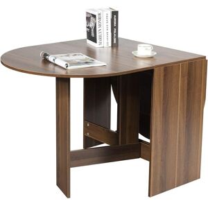 COSTWAY Table Extensible Salle à Manger pour 4-7 Personnes, Table Ronde Convertible avec 2 Rallonges Semi-ovales Charge Max 60KG, 163 x 80 x 75CM, COSTWAY Table Extensible Salle à Manger pour 4-7 Personnes, Table Ronde Convertible avec 2 Rallonges Semi-ovales Charge Max 60KG, 163 x 80 x 75CM,