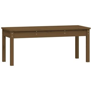 Vidaxl - Garden Bench Honey Brown 109x44x45 cm Solid Wood Pine Vidaxl - Garden Bench Honey Brown 109x44x45 cm Solid Wood Pine