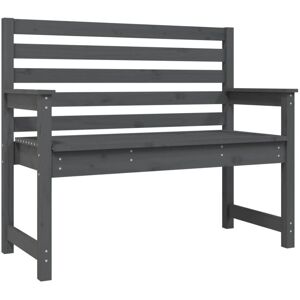 Vidaxl - Garden Bench Grey 109x48x91.5 cm Solid Wood Pine Vidaxl - Garden Bench Grey 109x48x91.5 cm Solid Wood Pine