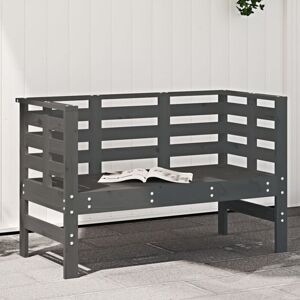 Vidaxl - Garden Bench Grey 111.5x53x71 cm Solid Wood Pine Vidaxl - Garden Bench Grey 111.5x53x71 cm Solid Wood Pine