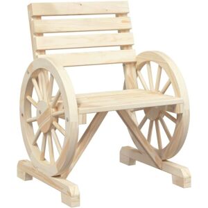 Vidaxl - Garden Chair 58x58x78.5 cm Solid Wood Fir Vidaxl - Garden Chair 58x58x78.5 cm Solid Wood Fir