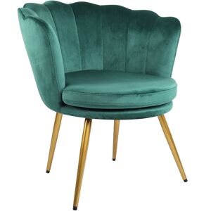 RAYGAR Genesis flora Petal Back Scallop Chair - Green RAYGAR Genesis flora Petal Back Scallop Chair - Green