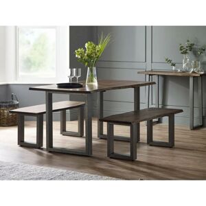 Verty Furniture - Grey Essential Live Edge Medium Sized Dining Table 1.5M Set With 4 Chairs Verty Furniture - Grey Essential Live Edge Medium Sized Dining Table 1.5M Set With 4 Chairs