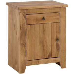 LPD FURNITURE Havana Bedside Cabinet - Pine - L39 x W53 x H65 cm - Pine LPD FURNITURE Havana Bedside Cabinet - Pine - L39 x W53 x H65 cm - Pine