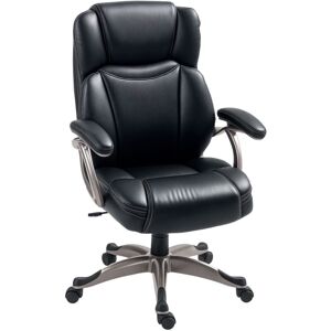 Homcom - Tilting Executive Office Chair, pu Leather Desk Chair, Black Homcom - Tilting Executive Office Chair, pu Leather Desk Chair, Black