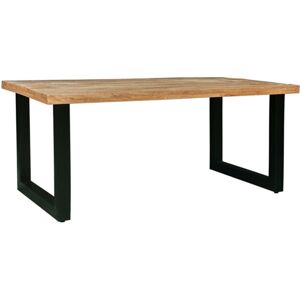 Induse Dining Table - Mango Wood/Iron - L90 x W180 x H76 cm - Mango PP Saw Finish Induse Dining Table - Mango Wood/Iron - L90 x W180 x H76 cm - Mango PP Saw Finish