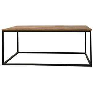 Industrial Coffee Table - Mango Wood/Iron - L60 x W110 x H45 cm - PP Sawn Finish Industrial Coffee Table - Mango Wood/Iron - L60 x W110 x H45 cm - PP Sawn Finish