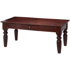 Jaipur Dark Mango Coffee Table - Solid Mango Wood - L55 x W45 x H110 cm Jaipur Dark Mango Coffee Table - Solid Mango Wood - L55 x W45 x H110 cm
