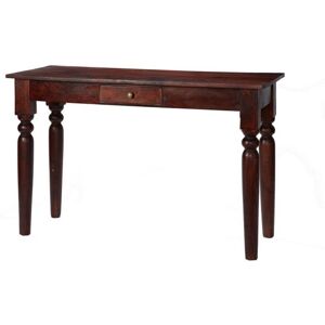 Jaipur Dark Mango Console Table - Solid Mango Wood - L45 x W122 x H76 cm Jaipur Dark Mango Console Table - Solid Mango Wood - L45 x W122 x H76 cm