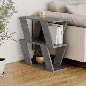 Decortie Lazena 3-Tier Grey Coffee Table - Retro Style Decortie Lazena 3-Tier Grey Coffee Table - Retro Style