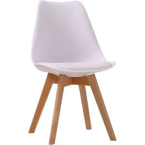 Leah Chair White Self Assembly - Dining Chair Leah Chair White Self Assembly - Dining Chair