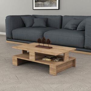 Decortie - Mansu Modern Coffee Table Multipurpose h 27.5cm - Oak - Oak Decortie - Mansu Modern Coffee Table Multipurpose h 27.5cm - Oak - Oak