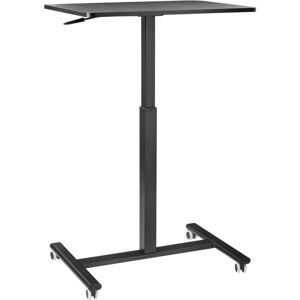 BELIANI Manual Adjustable Laptop Stand ACADEMIA Black 65 cm 48 cm BELIANI Manual Adjustable Laptop Stand ACADEMIA Black 65 cm 48 cm