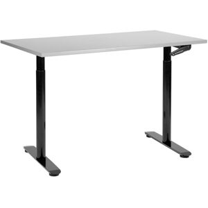 Beliani - Adjustable Desk - Modern Rectangular Steel Fiberboard - 120x72 cm Beliani - Adjustable Desk - Modern Rectangular Steel Fiberboard - 120x72 cm