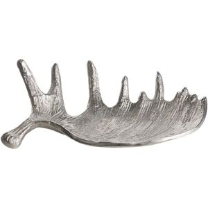 BELIANI Trinket Dish Moose Antler CARTHAGE Metal Silver BELIANI Trinket Dish Moose Antler CARTHAGE Metal Silver