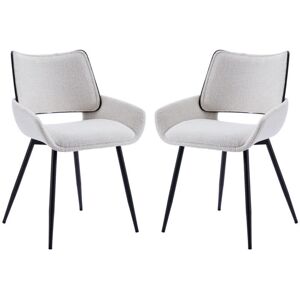 Wahson Office Chairs - Modern Dining Chairs Set of 2 in Chenille Fabric Upholstered Corner Chairs with Black Metal Legs for Kitchen Restaurant, Wahson Office Chairs - Modern Dining Chairs Set of 2 in Chenille Fabric Upholstered Corner Chairs with Black Metal Legs for Kitchen Restaurant,