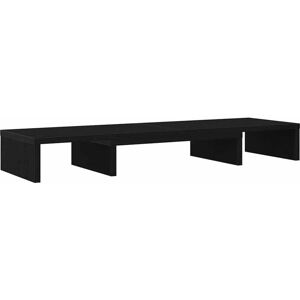 Monitor Stand Riser Adjustable Black Oak 80x24x10.5 cm Vidaxl Monitor Stand Riser Adjustable Black Oak 80x24x10.5 cm Vidaxl