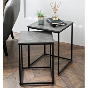 SPOT ON DEALZ Nest of 2 Tables Modern Living Room Furniture Set Wooden Side Coffee Tables SPOT ON DEALZ Nest of 2 Tables Modern Living Room Furniture Set Wooden Side Coffee Tables