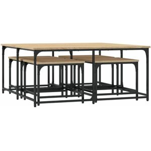 Vidaxl - Nesting Coffee Tables 5 pcs Sonoma Oak Engineered Wood Vidaxl - Nesting Coffee Tables 5 pcs Sonoma Oak Engineered Wood