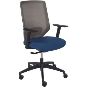 Beliani - Office Desk Chair Swivel Adjustable Height Tilt Mesh Upholstery Blue Virtuoso Beliani - Office Desk Chair Swivel Adjustable Height Tilt Mesh Upholstery Blue Virtuoso