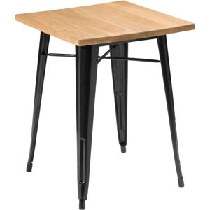 Premier Housewares Black Powder Coating Aldgate Table Premier Housewares Black Powder Coating Aldgate Table