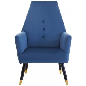 Premier Housewares - Interior by Premier Midnight Velvet Button Chair, Highback Velvet Buttoned Chair, Long-lasting Velvet Button Dining Chair Premier Housewares - Interior by Premier Midnight Velvet Button Chair, Highback Velvet Buttoned Chair, Long-lasting Velvet Button Dining Chair