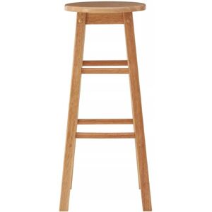 Premier Housewares - Interiors by Premier Sustainable Hevea Wood Tall Bar Stool, Wooden Bar Stool, Solid Wood Bar Stool, Wooden Breakfast Bar Stool Premier Housewares - Interiors by Premier Sustainable Hevea Wood Tall Bar Stool, Wooden Bar Stool, Solid Wood Bar Stool, Wooden Breakfast Bar Stool