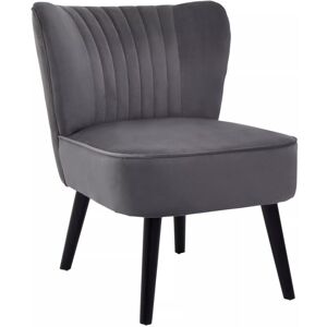 Premier Housewares - Interiors by Premier Grey Velvet Chair, Curved Back Accent chair, Easy to Assemble Borg Chair, Comfy Office Chair Premier Housewares - Interiors by Premier Grey Velvet Chair, Curved Back Accent chair, Easy to Assemble Borg Chair, Comfy Office Chair