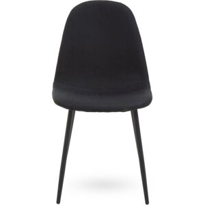 Premier Housewares Black Fabric Dining Chair - Dining Chair Premier Housewares Black Fabric Dining Chair - Dining Chair