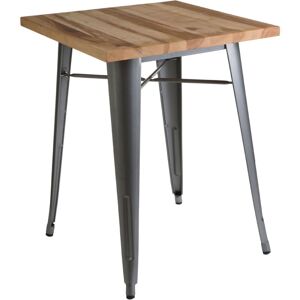 Premier Housewares - Silver Powder Coated Finish Aldgate Table Premier Housewares - Silver Powder Coated Finish Aldgate Table