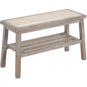 Wahson Office Chairs - Dining Bench in Rattan Wood Rustic Entryway Storage Bench Ottoman Shoe Footstool Seat for Kitchen Living Room Hallway, Natural Wahson Office Chairs - Dining Bench in Rattan Wood Rustic Entryway Storage Bench Ottoman Shoe Footstool Seat for Kitchen Living Room Hallway, Natural