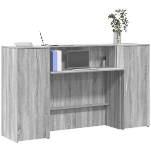 Vidaxl - Reception Desk Grey Sonoma 180x50x103.5 cm Engineered Wood Vidaxl - Reception Desk Grey Sonoma 180x50x103.5 cm Engineered Wood