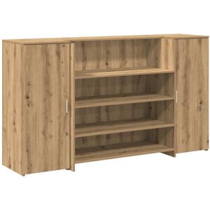 Vidaxl - Reception Desk Artisan Oak 180x50x103.5 cm Engineered Wood Vidaxl - Reception Desk Artisan Oak 180x50x103.5 cm Engineered Wood