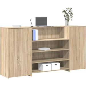VidaXL 3324180 Durable Engineered Wood Reception Desk - Reception Desk VidaXL 3324180 Durable Engineered Wood Reception Desk - Reception Desk