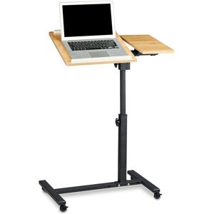 Relaxdays Laptop Stand - Adjustable Height, 2 Shelves, Impact-Resistant MDF Relaxdays Laptop Stand - Adjustable Height, 2 Shelves, Impact-Resistant MDF