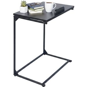 Relaxdays Side Table, C-Shape, Adjustable Tabletop, HWD: 66 x 55 x 35 cm, Laptop Table with Anti-Slip Edge, Black Relaxdays Side Table, C-Shape, Adjustable Tabletop, HWD: 66 x 55 x 35 cm, Laptop Table with Anti-Slip Edge, Black