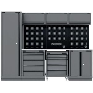 Sealey - APMSBESTACK02SS Superline pro Black Edition Storage System with Stainless Worktop 2.64m Sealey - APMSBESTACK02SS Superline pro Black Edition Storage System with Stainless Worktop 2.64m