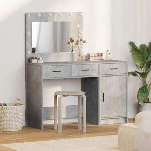 Vidaxl - Dressing Table 2 pcs Grey 40 x 41 x 75 cm Engineered wood Vidaxl - Dressing Table 2 pcs Grey 40 x 41 x 75 cm Engineered wood
