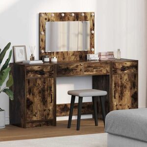 Vidaxl - Dressing Table 3 pcs Brown 40 x 41 x 75 cm Engineered wood Vidaxl - Dressing Table 3 pcs Brown 40 x 41 x 75 cm Engineered wood