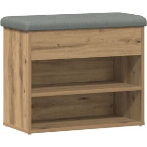 Vidaxl - Shoe Bench Artisan Oak 62x32x50 cm Engineered Wood Vidaxl - Shoe Bench Artisan Oak 62x32x50 cm Engineered Wood