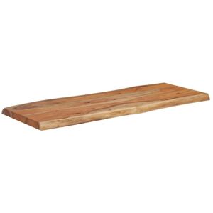 Table Top 90x40x2.5 cm Rectangular Solid Wood Acacia Live Edge vidaXL Table Top 90x40x2.5 cm Rectangular Solid Wood Acacia Live Edge vidaXL